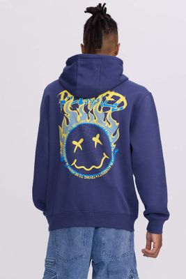 Imagen 2 del producto Polerón Hombre Print Smile Night Azul Oscuro