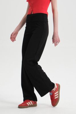 Imagen 2 del producto Pantalón Mujer Flare Pretina Negro