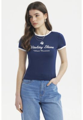 Imagen 1 del producto Polera Mujer Ajustado Azul - ll