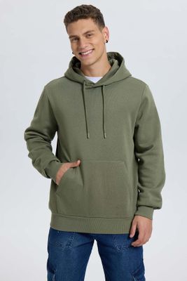 Imagen 2 del producto Polerón Hombre Hoodie Verde Militar