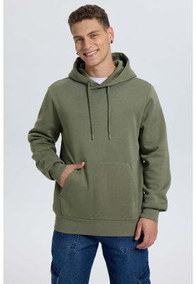 Imagen 2 del producto Polerón Hombre Hoodie Verde Militar