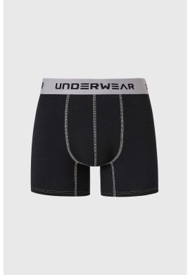 Bóxer Hombre Tripack Largo Negro