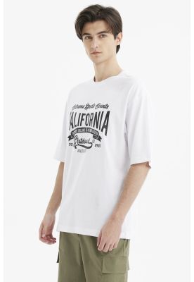 Imagen 2 del producto Polera Hombre Oversize Brooklyn Blanco