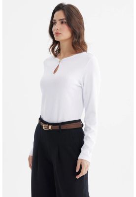 Imagen 2 del producto Polera Mujer Ajustado Blanco - ll