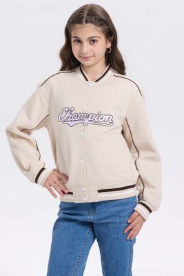 Chaqueta Niña College Beige