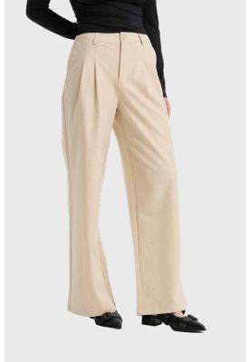 Imagen 2 del producto Pantalón Mujer Con Bolsillos Beige