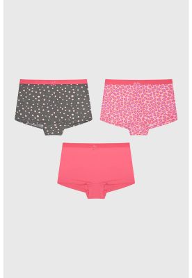 Imagen 1 del producto Calzón Niña Tripack Rapport Palo Rosa