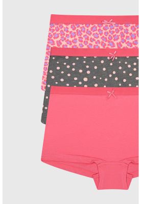 Imagen 2 del producto Calzón Niña Tripack Rapport Palo Rosa