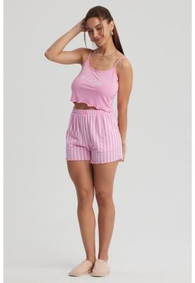 Imagen 1 del producto Pijama Mujer Crop Rosado- ll
