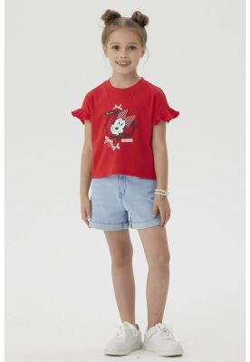 Imagen 2 del producto Polera Niña Minnie Rojo