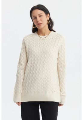 Imagen 1 del producto Sweater Mujer Calado Crudo - ll