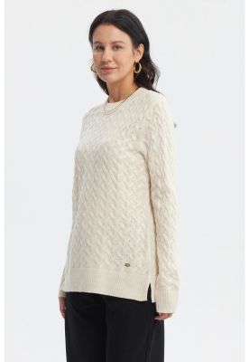 Imagen 2 del producto Sweater Mujer Calado Crudo - ll