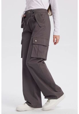 Imagen 2 del producto Pantalón Niña Cargo Cordón Marengo