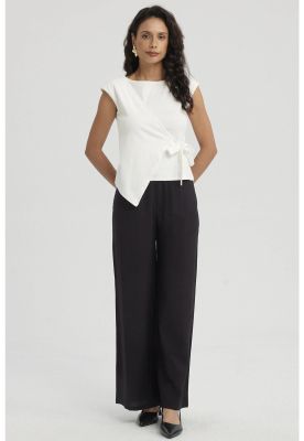 Polera Mujer Con Bote Escote Cruz Crudo