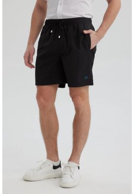 Imagen 2 del producto Short de Baño Hombre Liso Negro- ll