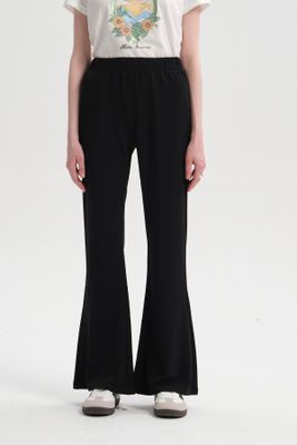 Pantalón Mujer Flare Negro