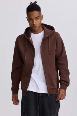 Imagen 2 del producto Polerón Hombre Full Zipper Chocolate