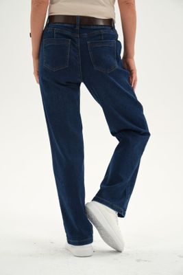 Imagen 2 del producto Jeans Mujer Flare Tiro Alto Azul Oscuro