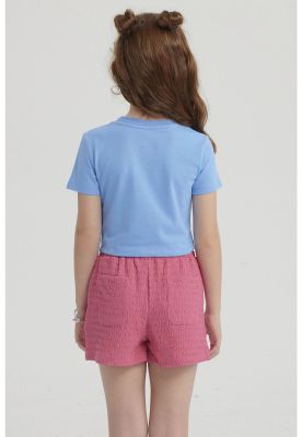 Imagen 2 del producto Polera Niña Print Basta Simétrica Azulino