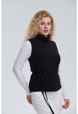 Imagen 2 del producto Sweater Mujer Con Amarra Negro