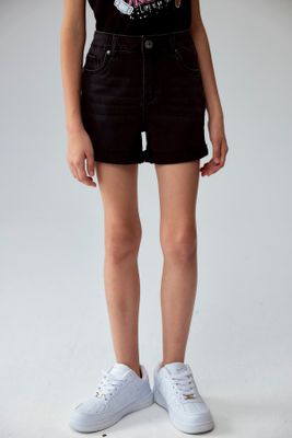 Short Niña Básico Denim Negro