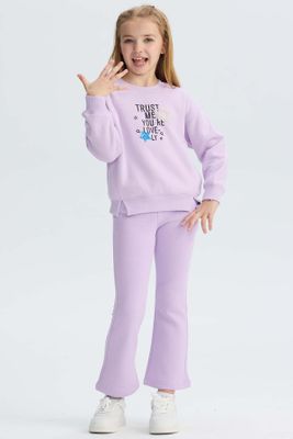 Imagen 1 del producto Calza Niña Calce Recto Lisa Lila