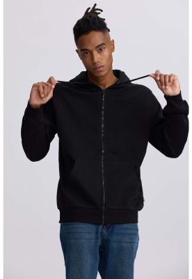 Imagen 2 del producto Polerón Hombre Full Zipper Negro - ll