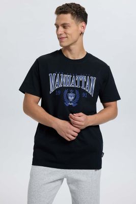 Imagen 2 del producto Polera Hombre Print College Negro