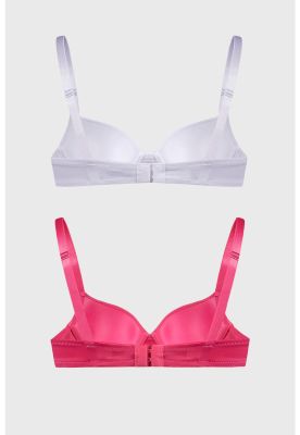 Imagen 2 del producto Sostén Mujer Bipack Copa Soft Liso Fucsia