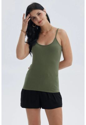 Imagen 1 del producto Peto Mujer Pabilo Algodón Verde Musgo