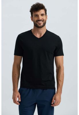 Imagen 2 del producto Polera Hombre Básica Negro