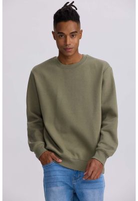 Imagen 1 del producto Polerón Hombre Liso Verde Militar