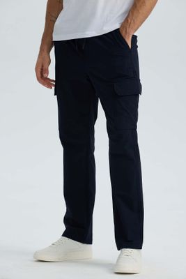 Imagen 2 del producto Pantalón Hombre Cargo Casual Slim Azul Marino