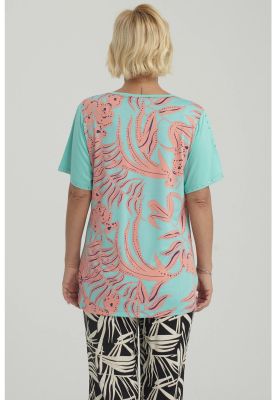 Imagen 2 del producto Polera Mujer Cruce Cuello Sandía