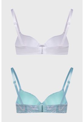 Imagen 2 del producto Sostén Mujer Bipack Copa Soft Estampado Aqua