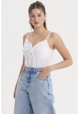 Imagen 2 del producto Peto Mujer Texturizada Blanco