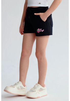 Imagen 2 del producto Short Niña Mini Print Negro