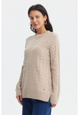 Imagen 2 del producto Sweater Mujer Calado Beige - ll