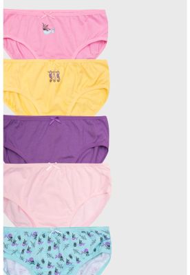 Imagen 2 del producto Calzón Niña 5 Pack Full Print Mini Print Fucsia