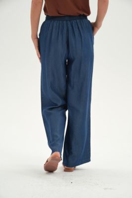 Imagen 2 del producto Jeans Mujer Tencel Pretina Elasticada Azul