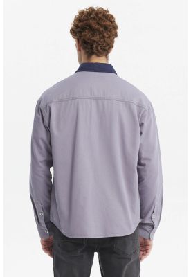 Imagen 2 del producto Camisa Hombre Cuello Contraste Azul