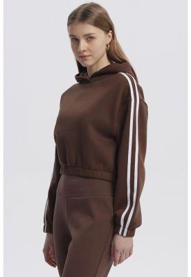 Imagen 2 del producto Polerón Mujer Liso Café Oscuro - ll