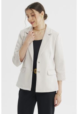 Imagen 2 del producto Blazer Mujer Liso Puño Print Arena
