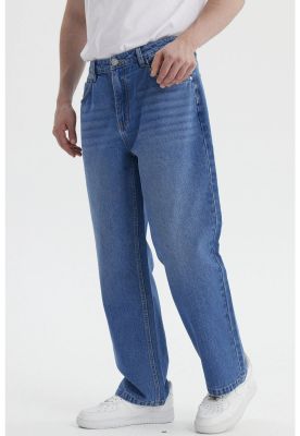 Imagen 2 del producto Jeans Hombre Calce Recto Lavado Azul