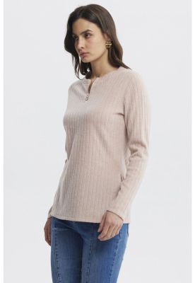 Imagen 2 del producto Sweater Mujer Caman Cierre Palo Rosa