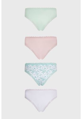 Imagen 2 del producto Calzón Mujer 4 Pack Bikini Print Palo Rosa