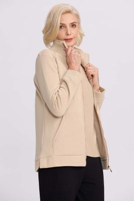 Imagen 2 del producto Polerón Mujer Con Cierre Beige II