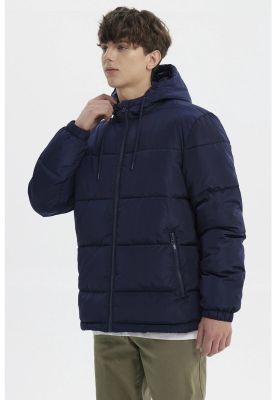 Imagen 2 del producto Parka Hombre Básica Lisa Azul Marino