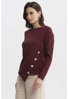 Imagen 2 del producto Sweater Mujer Ajustado Burdeo