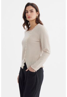 Imagen 2 del producto Polera Mujer Basta Rule Asimétrica Beige